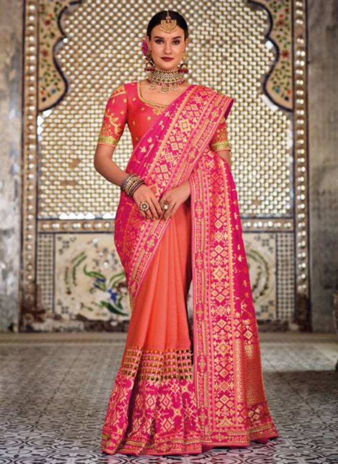 TATHASTU ANAARA Heavy Wedding Wear Silk Designer Latest Saree Collection
